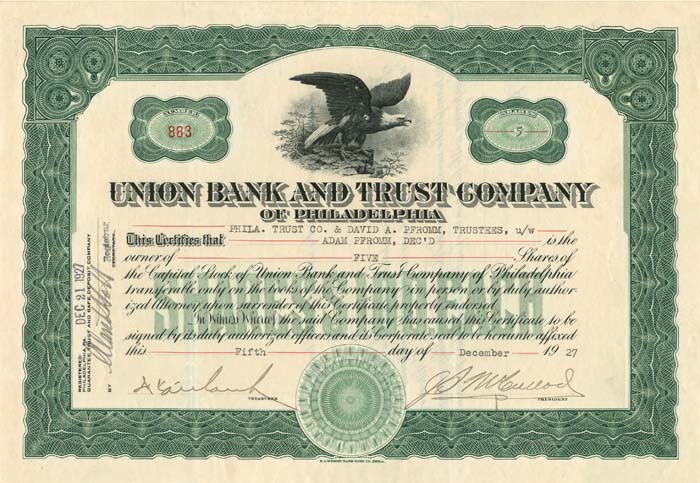 Union Bank and Trust Co. of Philadelphia